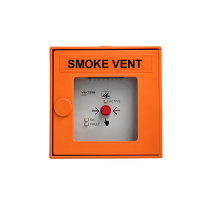 Ventlux Orange MCP Fireman switch for use with SVM, BTR, D&H, WindowMaster & Ferralux controllers (SVM only for smoke input)