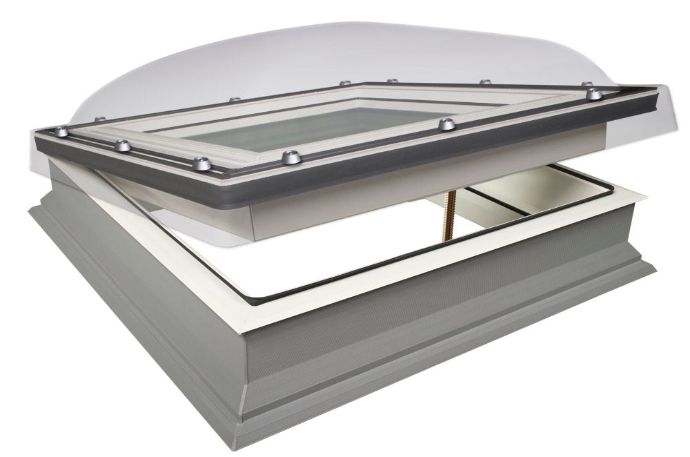 Fakro Manually Operated Double Glazed Domed Flat Roof Window (DMC-C)