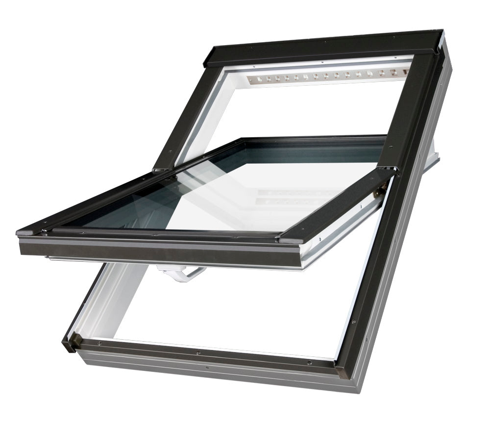 Fakro White PVC Centre Pivot Roof Window (PTP-V)