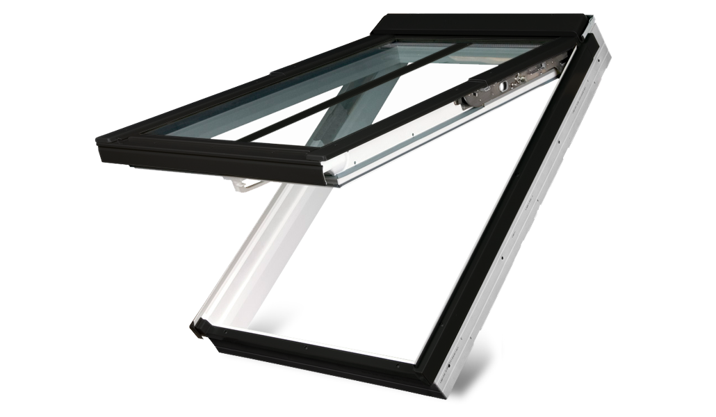 Fakro White PVC Conservation Style preSelect Top Hung And Centre Pivot Roof Window (PPP-V/C)