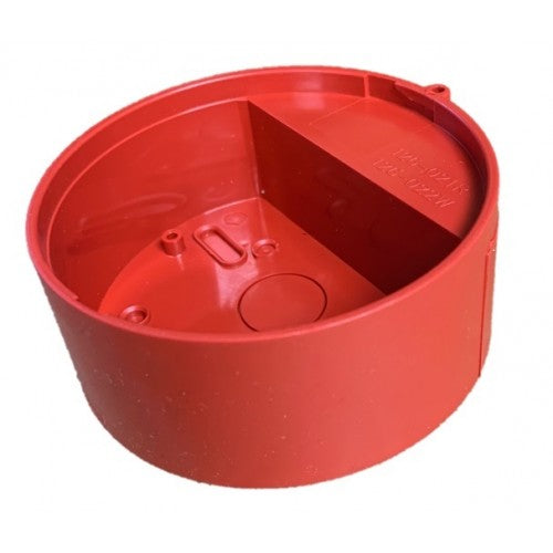 Hochiki Conventional Wall Sounder Beacon Back Box - Red case