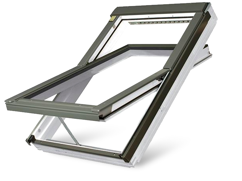 Fakro White Acrylic Electrically Operated Centre Pivot Roof Window (FTW-V Z-Wave)