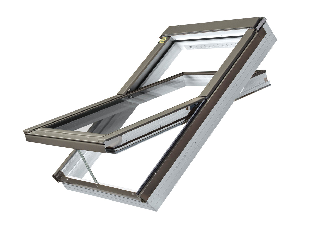 Fakro White PVC Centre Pivot Z-Wave Electric Roof Window (PTP-V Z-Wave)