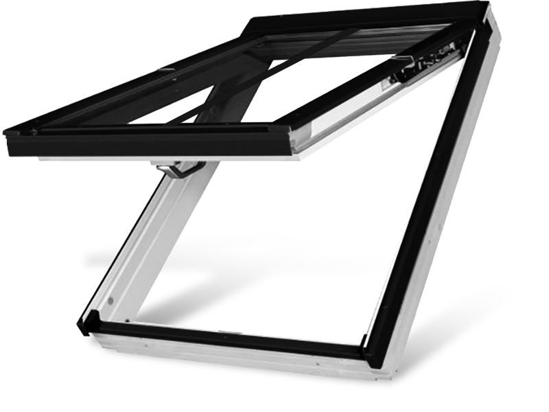 Fakro White Acrylic Conservation Style preSelect Top Hung And Centre Pivot Roof Window (FPW-V/C)